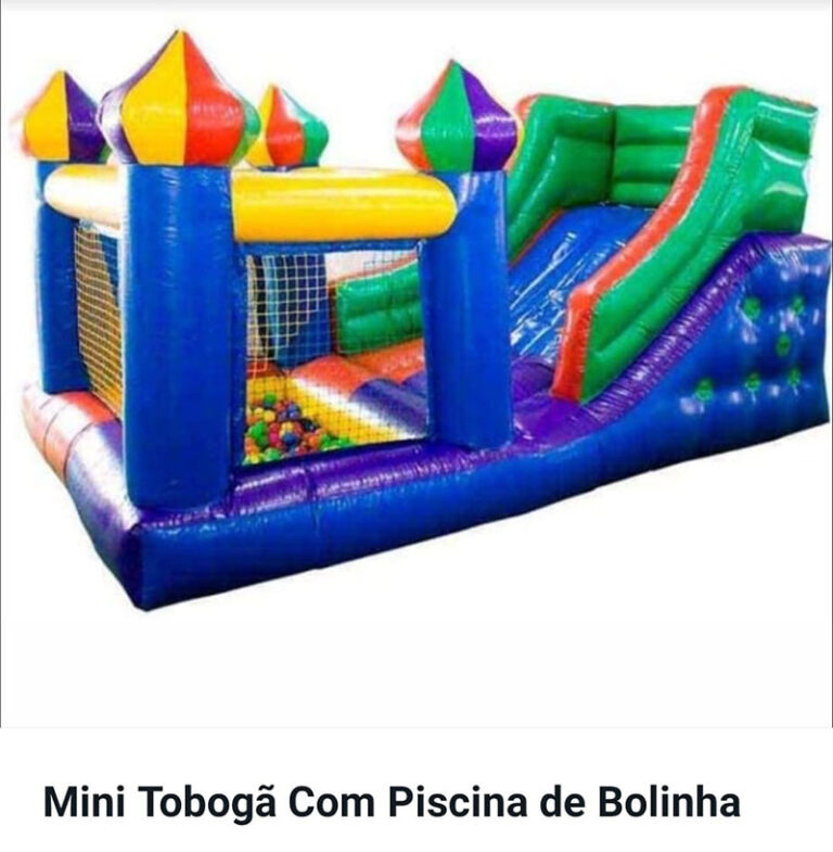 Mini Tobogã com Piscina de Bolinha - Paulo Bandin Mesas e Cadeiras, Franca-SP